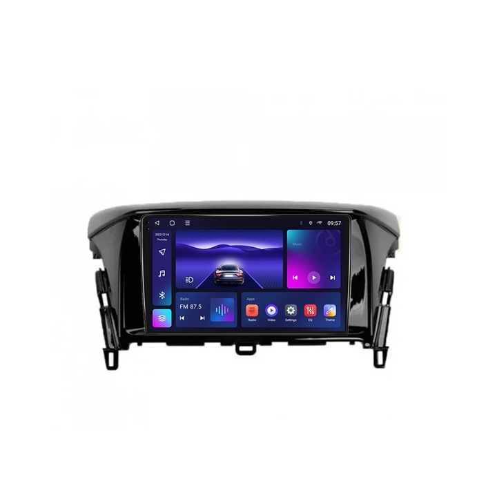 Navigatie dedicata cu ecran QLED 2K NaviMag 8-core 2GHz 4+64GB Android Bluetooth Radio GPS Wireless Carplay Slot SIM 4G Mitsubishi Eclipse Cross 2017-2021