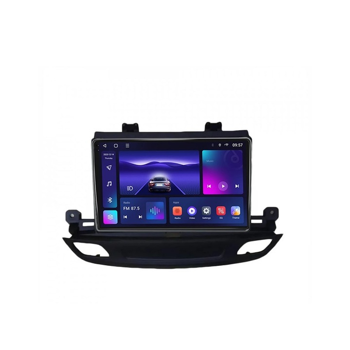 Navigatie dedicata cu ecran QLED 2K NaviMag 8-core 2GHz 4+64GB Android Bluetooth Radio GPS Wireless Carplay Slot SIM 4G Opel Insignia dupa 2017