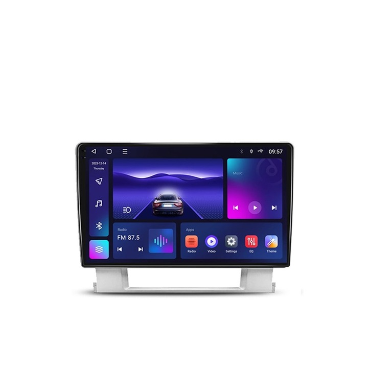 Navigatie dedicata cu ecran QLED 2K NaviMag 8-core 2GHz 4+64GB Android Bluetooth Radio GPS Wireless Carplay Slot SIM 4G Opel Astra J 2009-2018