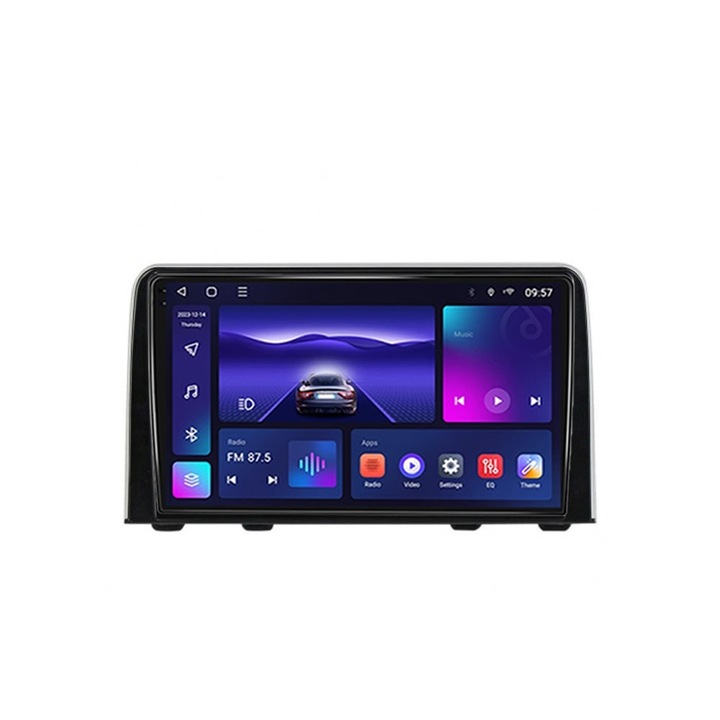 Navigatie dedicata cu ecran QLED 2K NaviMag 8-core 2GHz 4+64GB Android Bluetooth Radio GPS Wireless Carplay Slot SIM 4G Honda CR-V 5 2016-2020