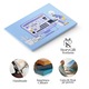 Tablou Canvas Crearea unui Design pe Calculator de Baiatul Imbracat in Albastru Atent cu Adidasi Portocalii 40x25CM