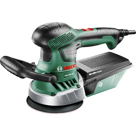 Slefuitor cu excentric Bosch PEX 400 AE, 350 W, 21200 RPM, 125 mm