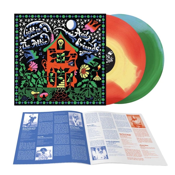 Set 2 vinil-uri Light in the Attic & Friends, Record Store Day, Editie limitata, 2023, Carte inclusa, Multicolor