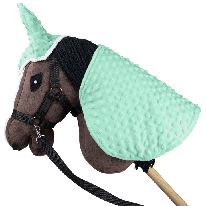 Pelerina Skippi set cpentru Hobby Horse, Froster, textil, verde mint
