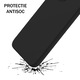 Husa din silicon pentru Motorola Edge 50 Pro, Chrome Shield, Interior de catifea, Margini ridicate, Antisoc, Regular Fit, Negru