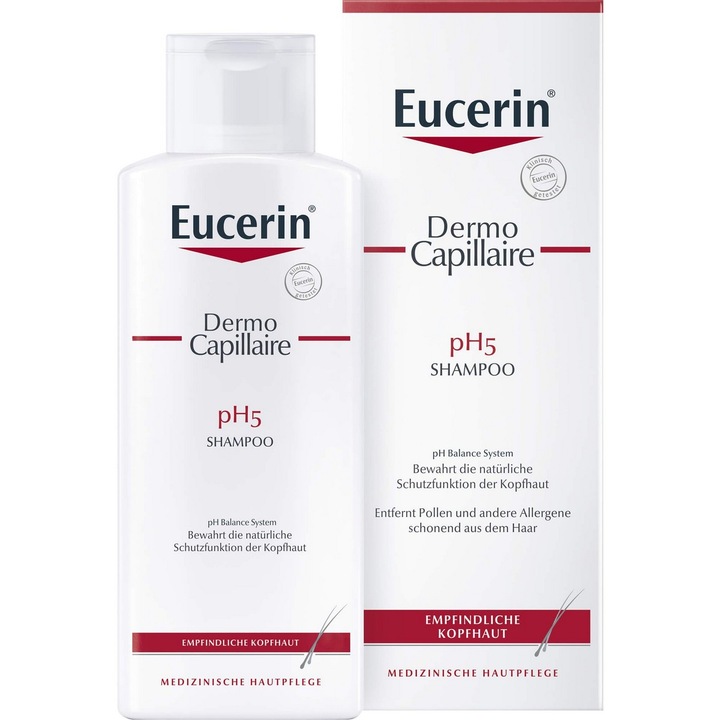 Sampon de par cu efect de stralucire, Eucerin PH5, 250 ml
