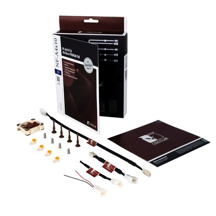 Ventilator PC, Noctua, NF-A4x10, 4500 rpm, 8.2 M/H, 17.9 DB, 5V, Diametru 4 cm, Multicolor