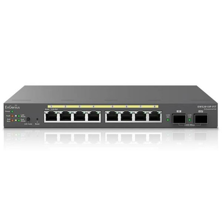 Acces Point Wi-Fi 7 Zyxel WBE530, 2x2, PoE+, alb, 250x160x47mm