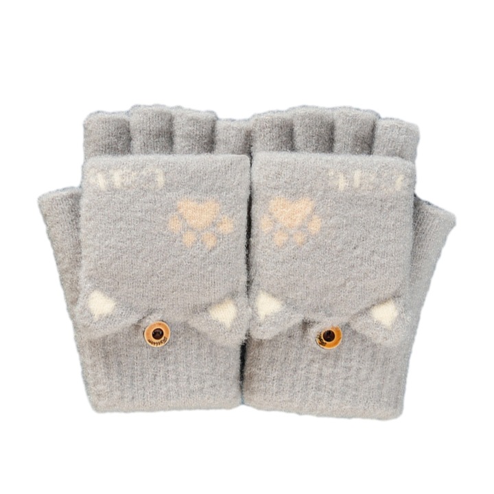 Ujj nélküli kesztyű QttvbTna, gyapjú, tarka, 15x7cm