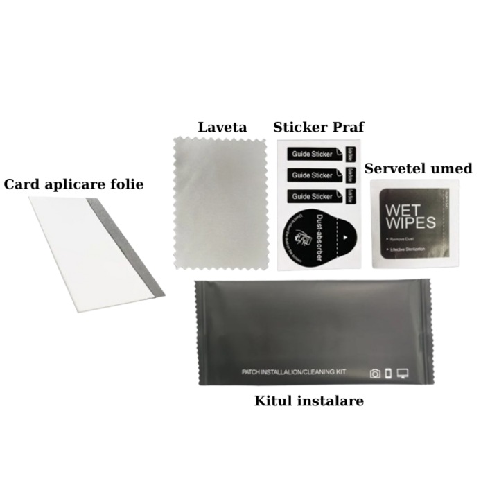 Комплект фолио за дисплей отпред, пакет x3 прозрачни фолиа, съвместими с Oppo Find X2 Neo, Full-Glue, пълно покритие, защита на екрана отпред, Devia