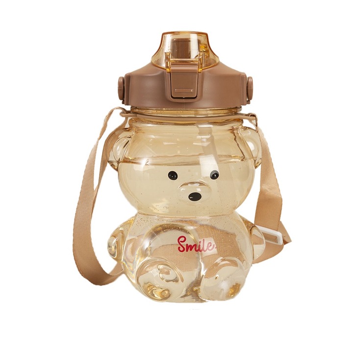 Sticla de apa Kawaii Bear, set, 26x15x15cm, multicolor