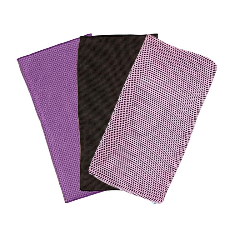 Hűtőtörlő QttvbTna, poliészter, 3 db-os készlet, többszínű, 25x40cm