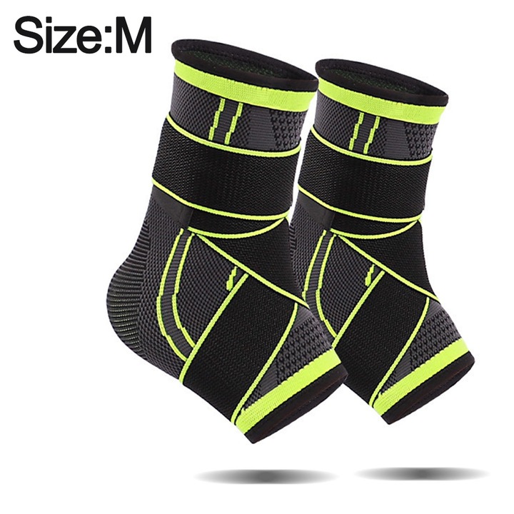 Aparatori glezne Jormftte, suport elastic ajustabil, compresie, confort, marime M