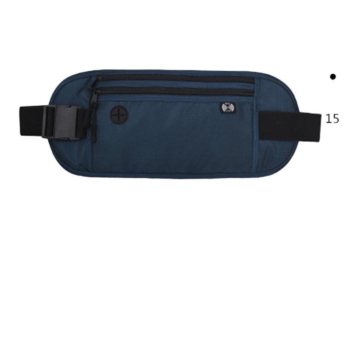 Férfi kézitáska, QttvbTna, RFID blokkoló, nagy kapacitású, kék