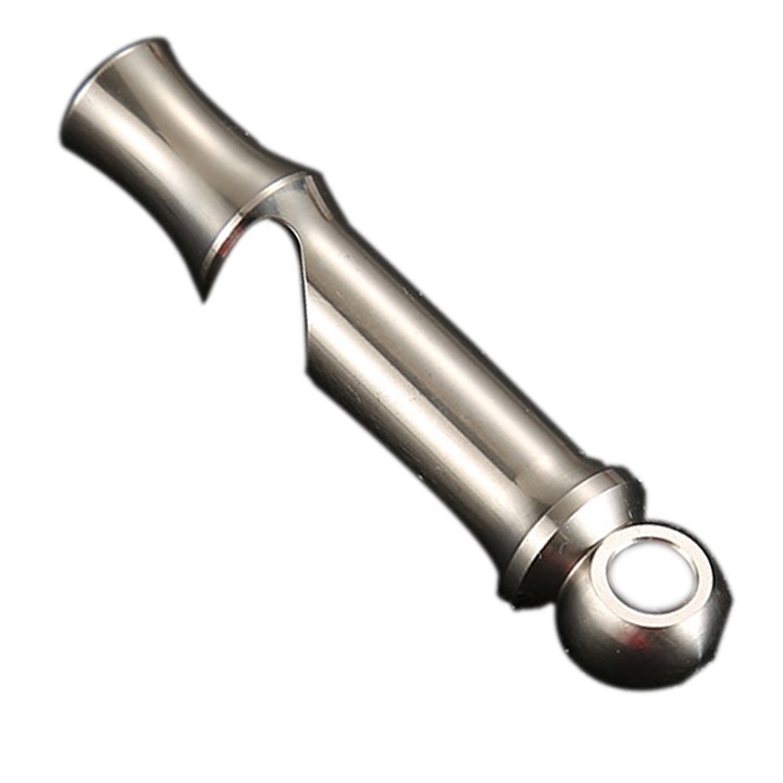 Fluier de urgenta, titan, sunet puternic, 120 db, 4.8 x 0.8 cm, argintiu