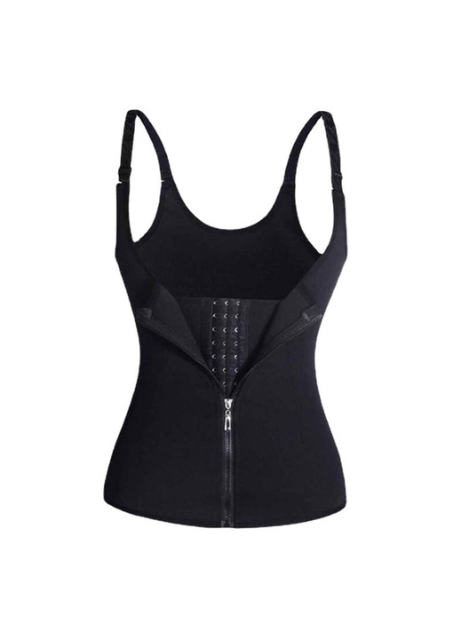 Centura de slabit BGHYHYHI, corset cu fermoar, design U pentru bust, material elastic, marime ajustabila