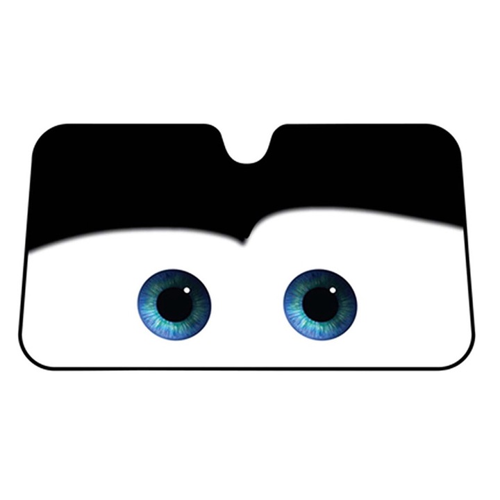 Сенник за кола QttvbTna, алуминиево фолио, многоцветен, 128x70см