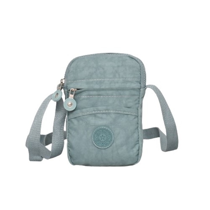 Geanta dama, 11 x 17 x 5, Textil, Verde, 11 x 17 x 5 CM