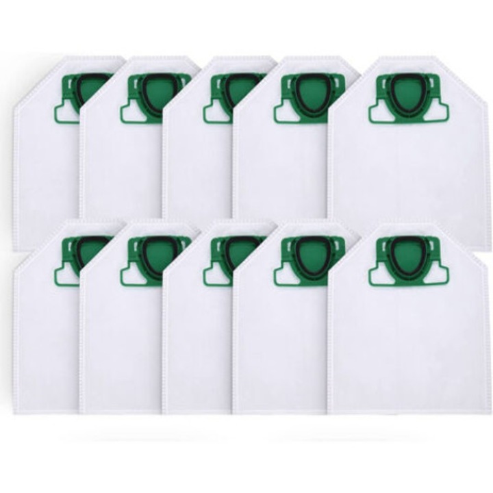 Set 10 saci aspirator, compatibili Vorwerk Kobold VK200, micro-fleece 5 straturi, antialergic