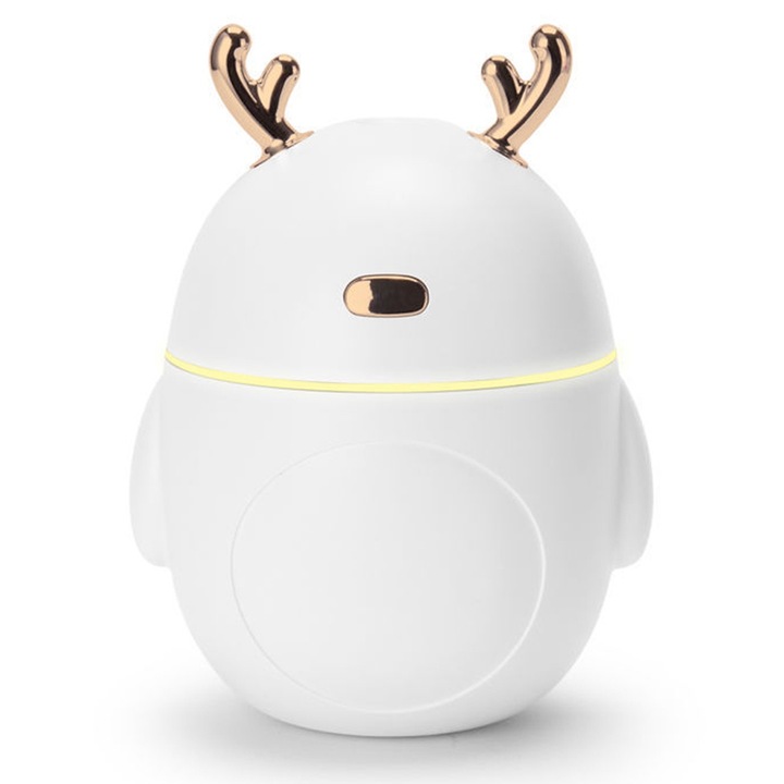 Hordozható porlasztó környezeti fénnyel, csendes működésű, sokszínű