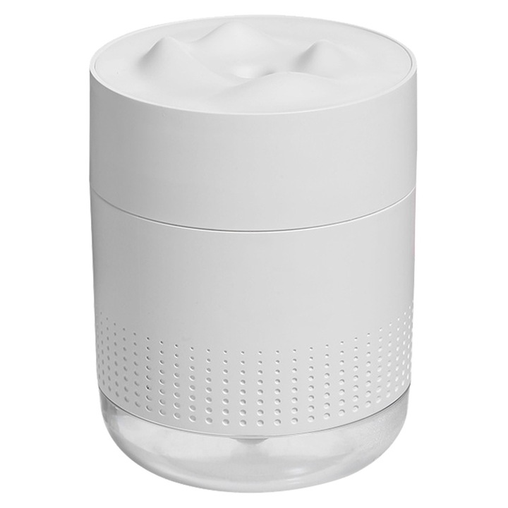 Hordozható párásító éjszakai fénnyel, USB-vel, csendes