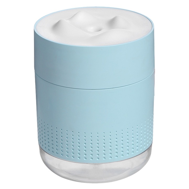 Hordozható párásító éjszakai fénnyel, USB-vel, csendes