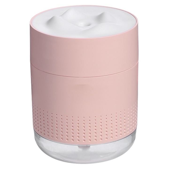 Hordozható párásító éjszakai fénnyel, hosszú működésű, USB, csendes