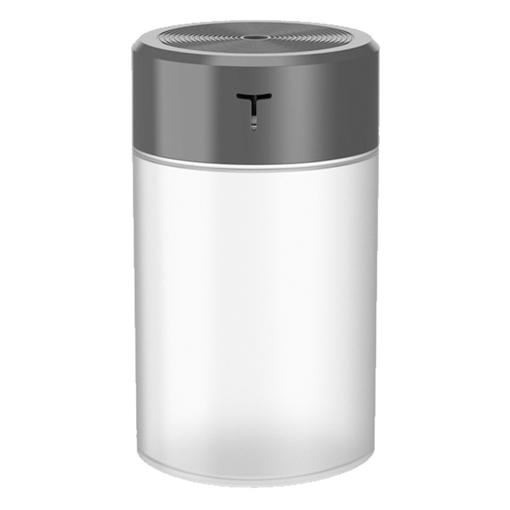 Mini hordozható párásító, 2 köd üzemmód, automatikus kikapcsolás, USB, fehér