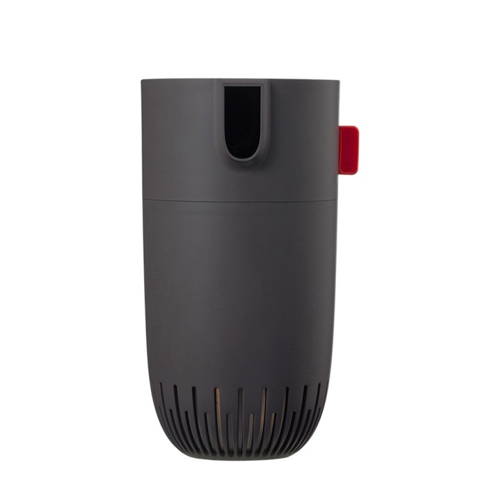 Hordozható párásító éjszakai fénnyel, csendes működéssel, kapacitása 2000 mAh, fekete