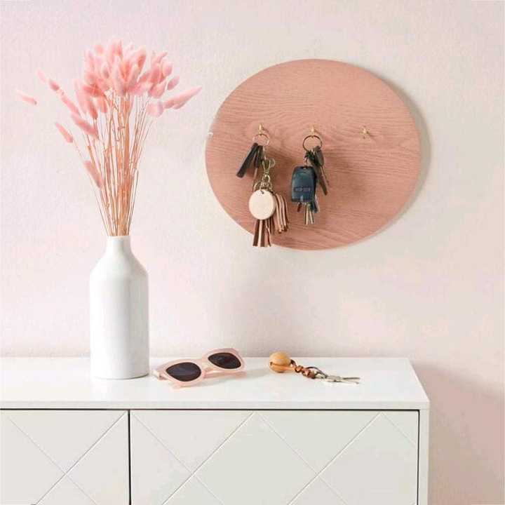 Flori uscate naturale set 60 buc tulpini de iarba de pampas, roz, decoratiuni rustice