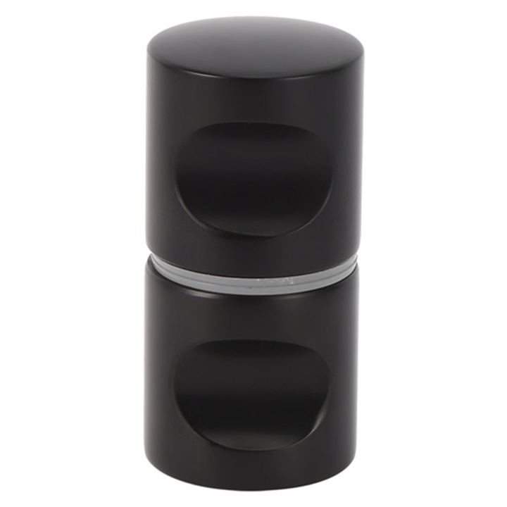 Set Maner usa, Aliaj Aluminiu, 2 Piese, 6 x 2.9 cm, Negru