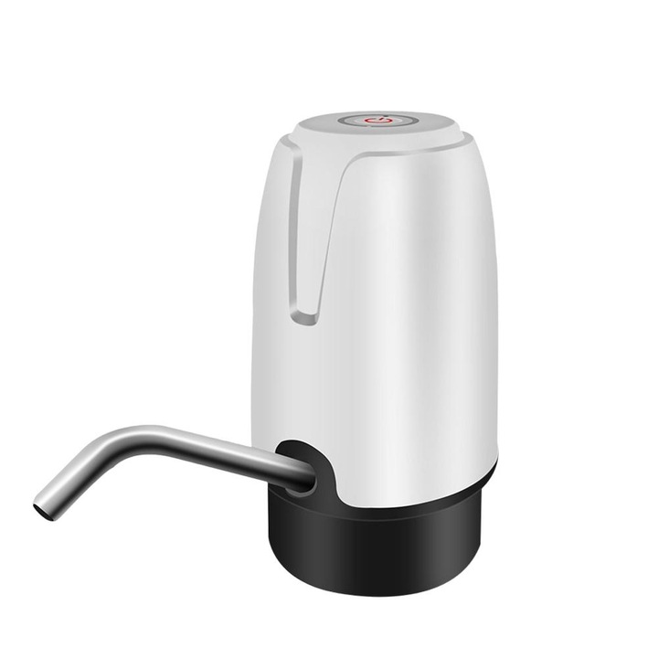 Adagoló elektromos vízpumpával, USB-n keresztül újratölthető, fekete/fehér