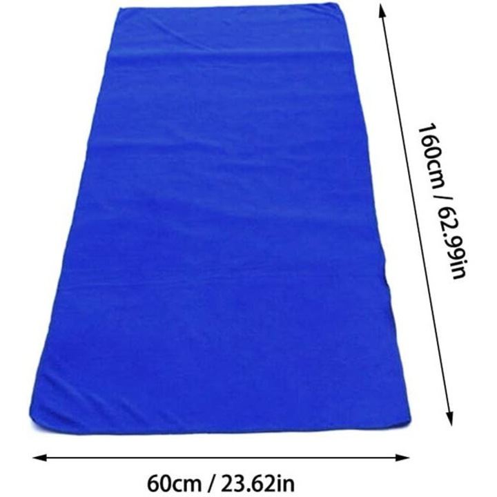 Микрофибърна кърпа, AMRINUGL, Синя