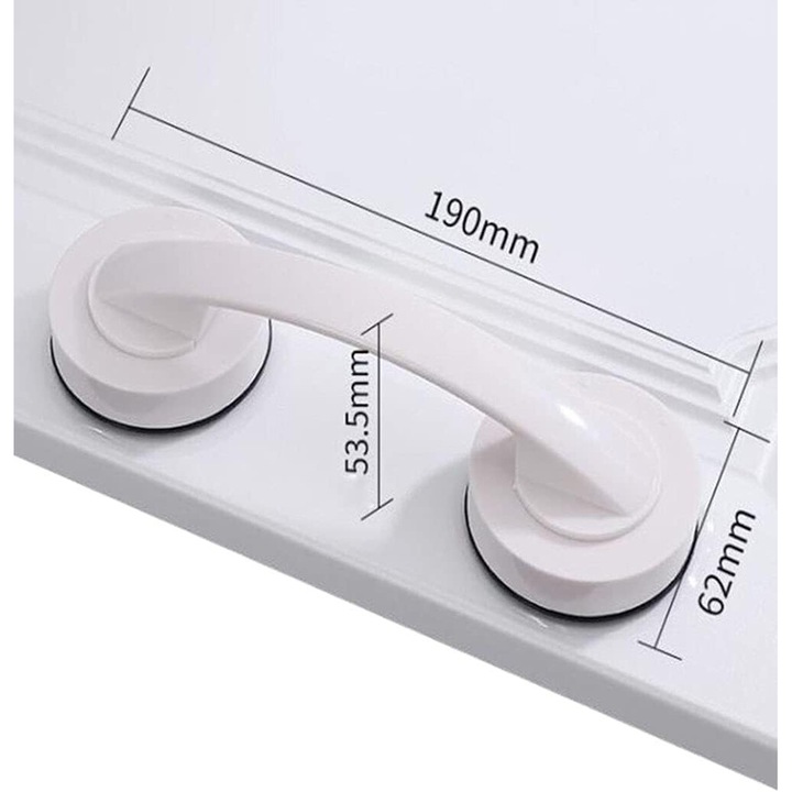 Agatatori cu ventuze, AMRINUGL, ABS, instalare usoara, utilizare in diverse medii