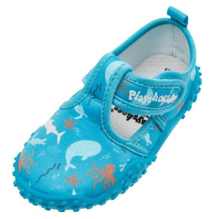 Детски аква обувки, Playshoes, с UV защита, Sea Animals, 28-29