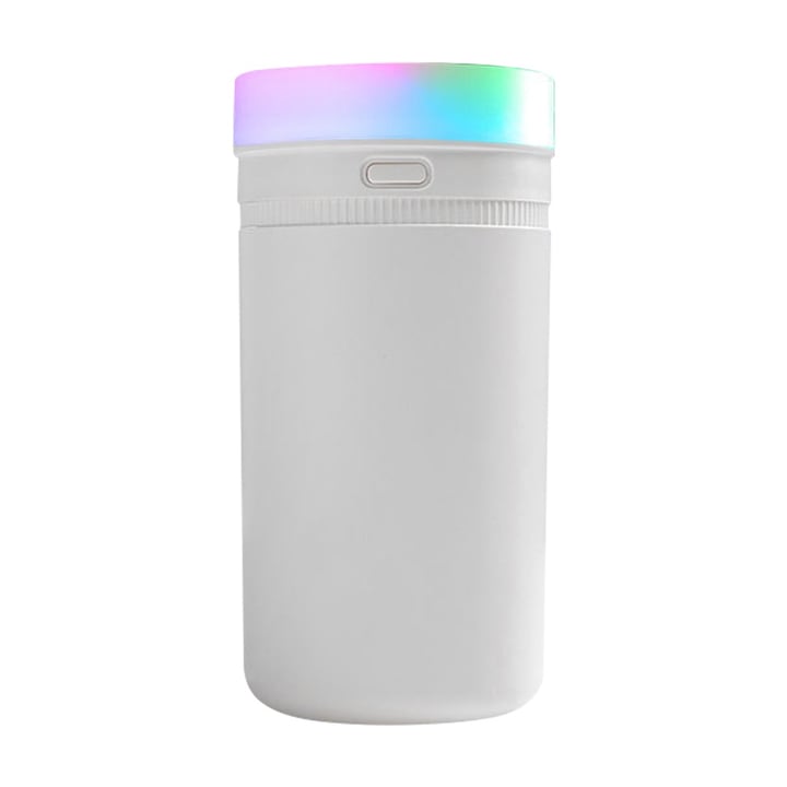 Hordozható párásító éjszakai fénnyel, két permetezési móddal, automatikus kikapcsolással, USB-vel