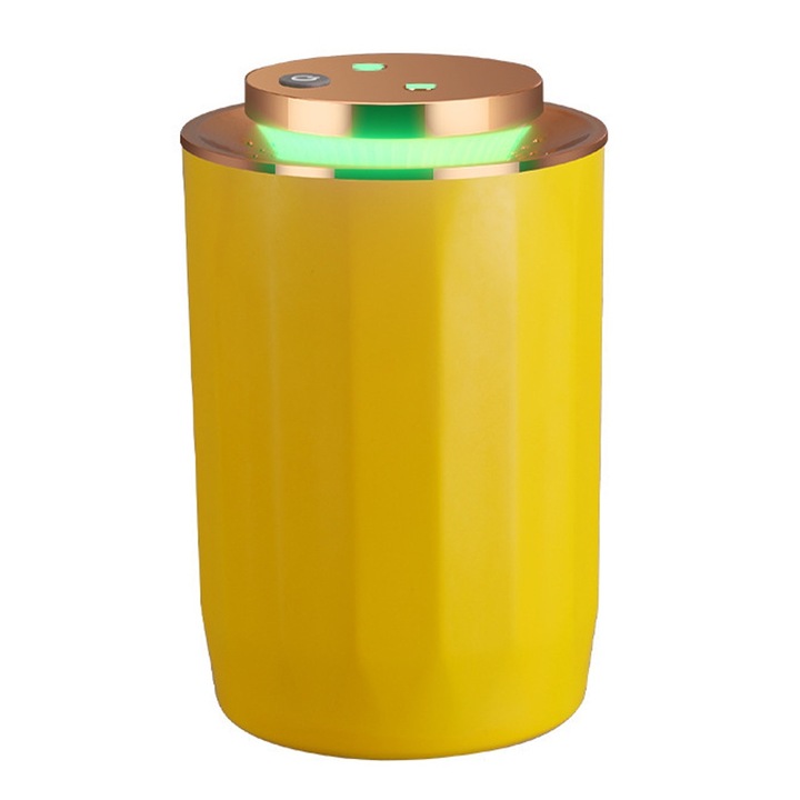 Hordozható párásító színes fényekkel, két permetezési móddal, USB tápellátással, éjszakai világítással