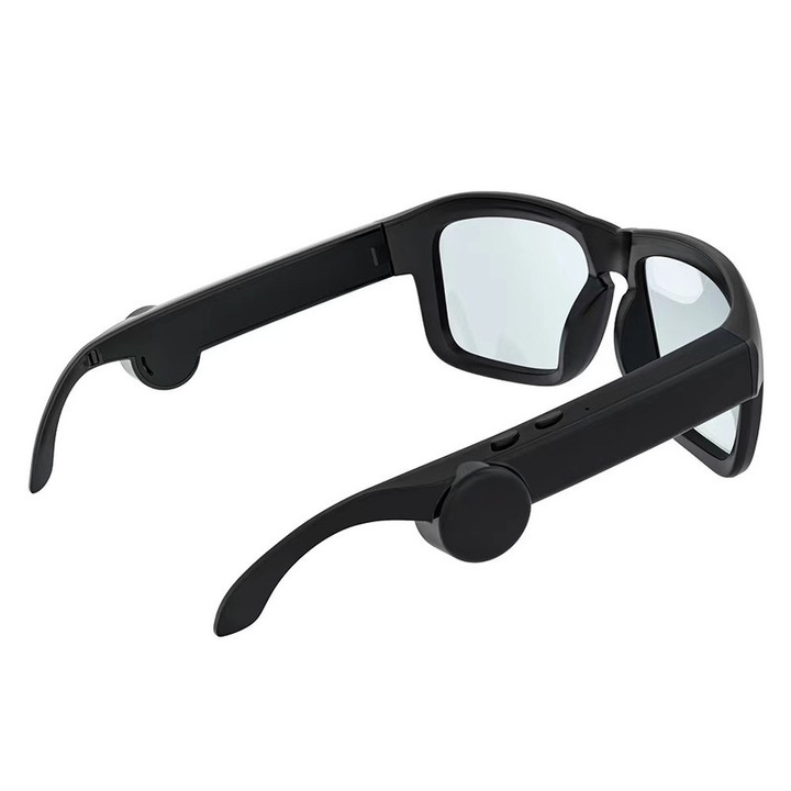 Ochelari cu Bluetooth, difuzor 16cm, timp de asteptare 60+ ore, negru, 17.6x6.5x6.7cm
