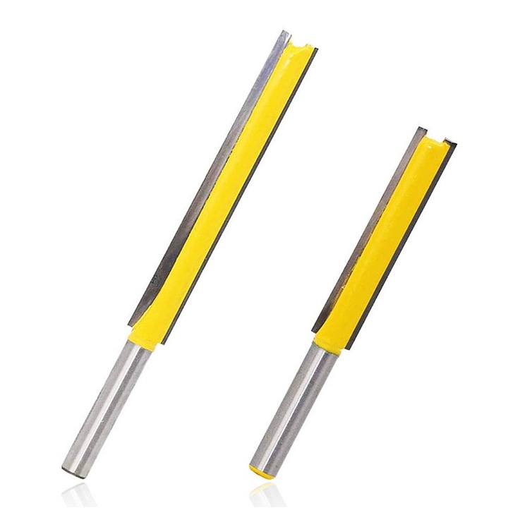 Set Frezare Drept, 2 bucati, Taiere 50mm si 76mm, Diametru 9.52mm, Corp Otel intarit, Lame Carbide, Multicolor