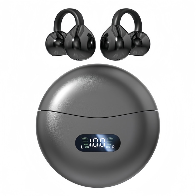 Casti Wireless cu clip, Casti Ear Clip, Casti Open-Ear，M79, Bluetooth 5 ...