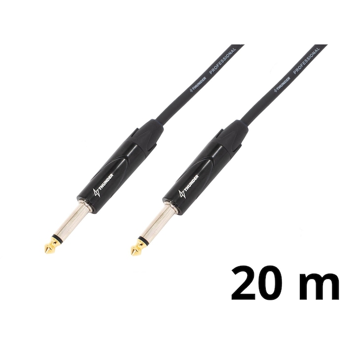 Thunder CX118-20m jelkábel (6,3 mm Jack – 6,3 mm Jack)