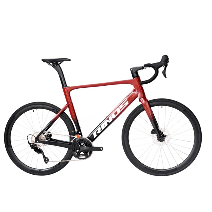 Шосеен велосипед RINOS Carbon 700C Shimano 105 R7120 Odin 4.0, Размер на рамка: 56 см
