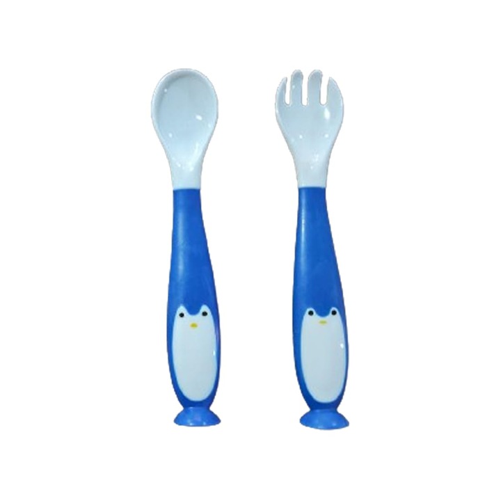 Set hranire, polipropilena, albastru, 14.7x3cm, 3-12 luni