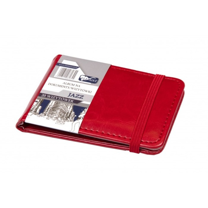 Album Elefant Jazz, coperta tare, rosu, 75x115mm