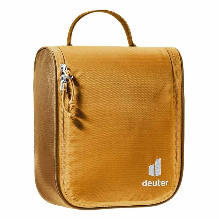 Deuter Wash Center I sminktáska, tükörrel, akasztós, 80x180x220mm, fahéj-mandulabarna