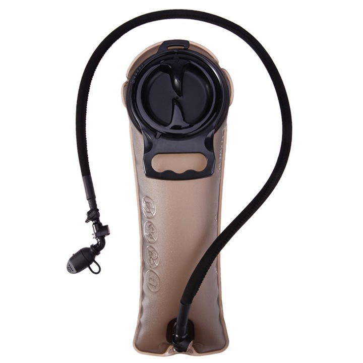 QttvbTna хидратиращ резервоар, TPU, PVC тръба, скала за обем, сгъваем, 100 см