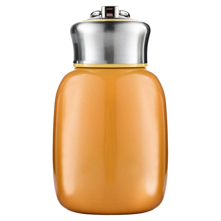 QttvbTna szigetelt palack, rozsdamentes acél, szivárgásmentes, 280 ml, narancs