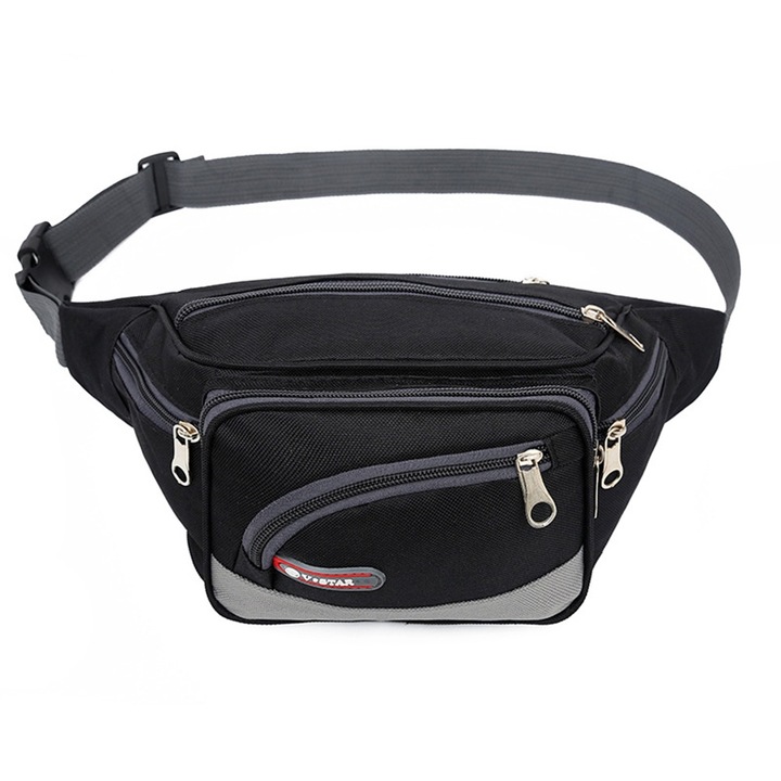 Unisex sport deréktáska, vízálló, utazáshoz, túrázáshoz, kerékpározáshoz, futáshoz