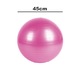 Minge fitness Jormftte, cu pompa, roz, 45cm, set de exercitii pentru abdomene si flexibilitate