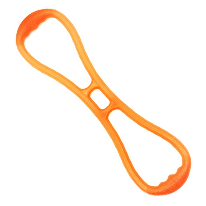 Banda de rezistenta pentru stretching, yoga, pilates, portabila, portocaliu